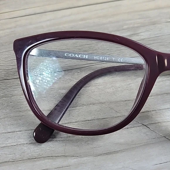 Coach Eyeglasses HC6124 5509 Solid Oxblood‎ Metal Size 53-17-140 FRAMES ONLY - Picture 12 of 14